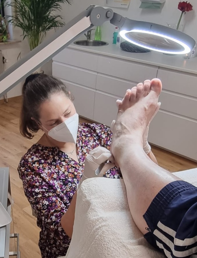 Skalpellarbeiten am Patienten